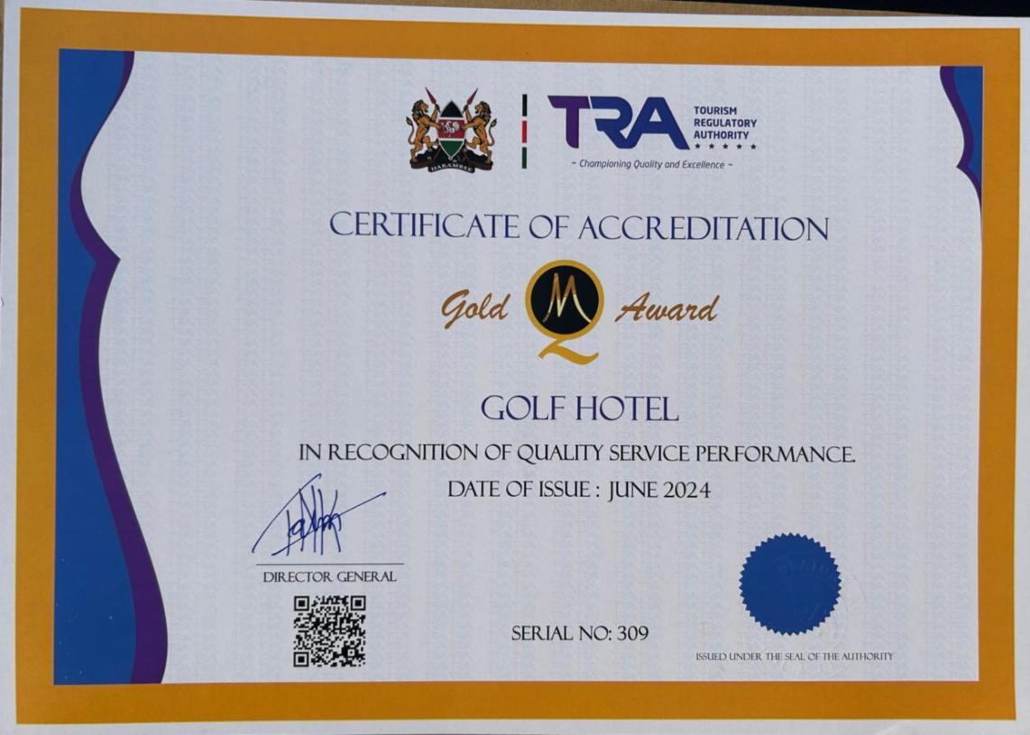Golf Hotel Kakamega Ngoại thất bức ảnh